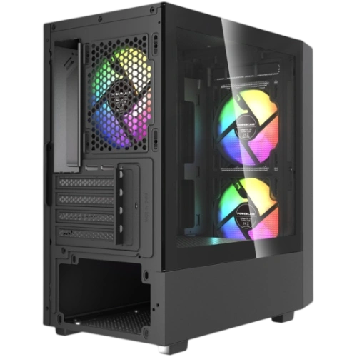 Компьютерный корпус Powercase Mistral SM02 TG ARGB Black (CMMSM02B-A3)
