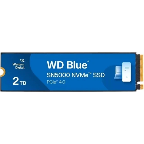 Твердотельный накопитель Western Digital 2000 Gb SN5000 Blue (WDBS3F0020BNC-WRSN)