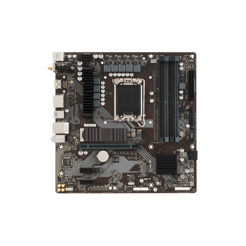 Материнская плата Gigabyte B760M DS3H AX DDR4 2 x кабель SATA, антенна Wi-Fi, документация, задняя планка