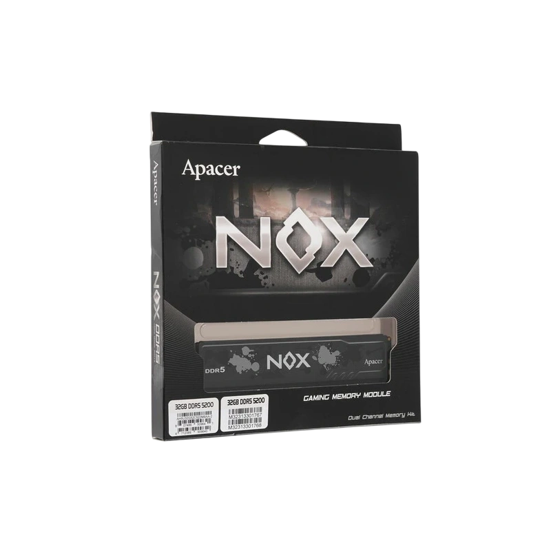 Оперативная память 32 Gb 5200 MHz Apacer NOX (AH5U32G52C522MBAA-2)
