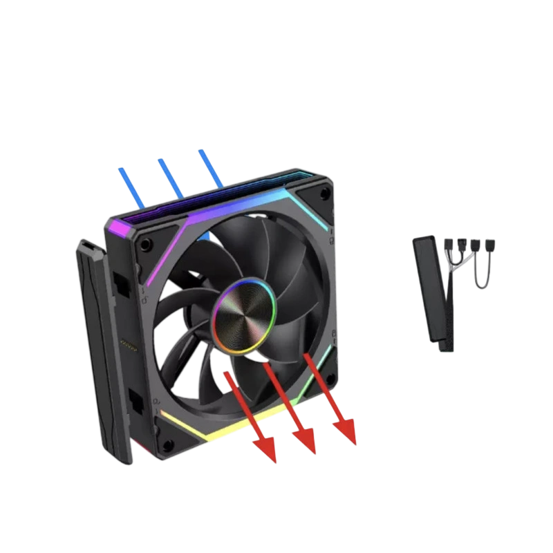 Вентилятор для корпуса UNI FAN SL Reverse ARGB Black V2