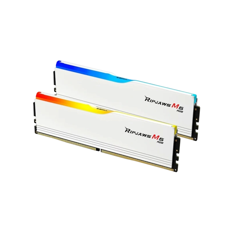 Оперативная память 64 Gb 6400 MHz G.Skill RIPJAWS M5 RGB White (F5-6400J3239G32GX2-RM5RW)