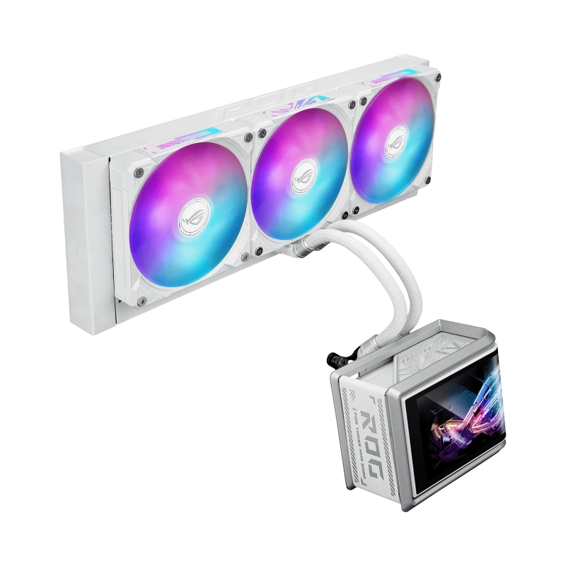 Система жидкостного охлаждения для процессора ASUS ROG RYUO IV SLC 360 ARGB White (90RC0152-B0EAY0)