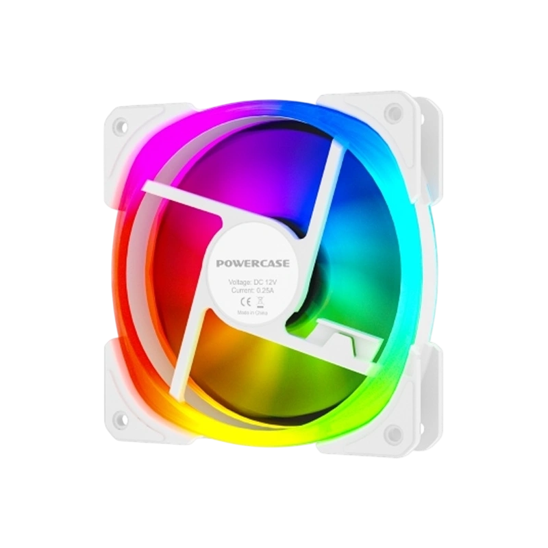 Вентилятор для корпуса Powercase CM21-12W ARGB White