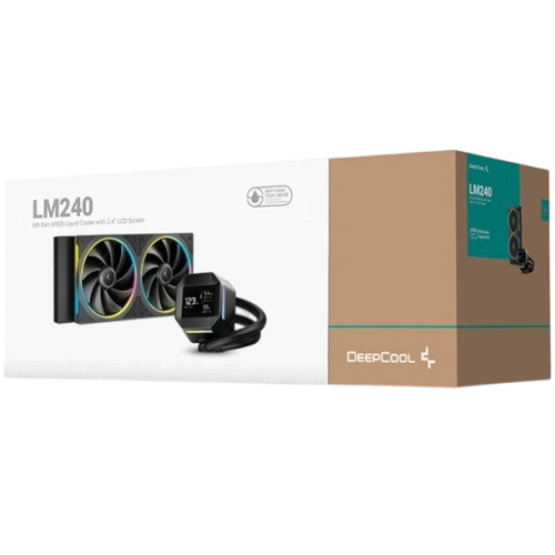 Система жидкостного охлаждения для процессора Deepcool LM240 ARGB Black
