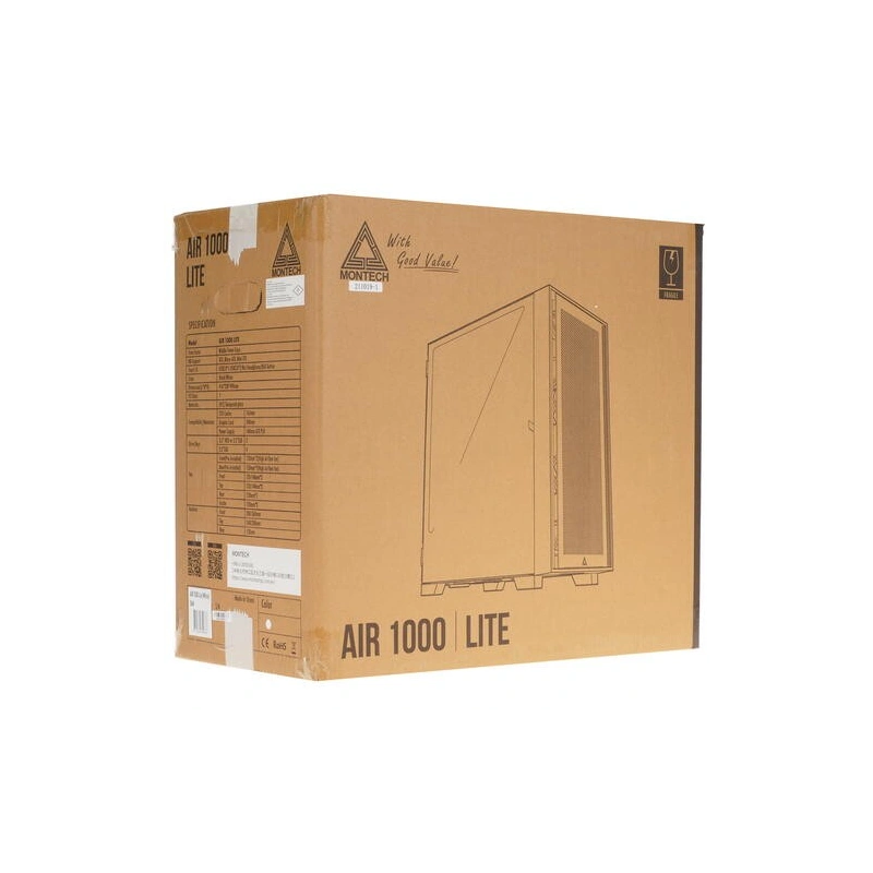 Компьютерный корпус Montech AIR 1000 LITE White (AIR1000LW)