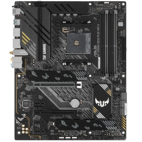 Материнская плата ASUS TUF GAMING B550-PLUS WIFI II 2 x кабель SATA, антенна Wi-Fi, диск с ПО, документация