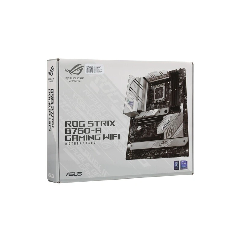 Материнская плата ASUS ROG STRIX B760-A GAMING WIFI (90MB1EP0-M1EAY0) 2 x кабель SATA, антенна Wi-Fi, документация, комплект наклеек, стяжки для кабелей