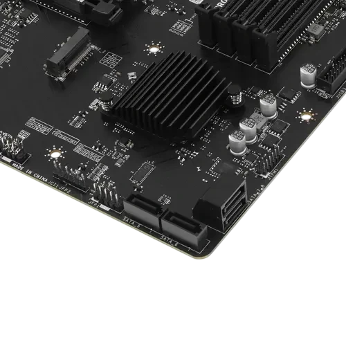 Материнская плата MSI PRO B760M-P DDR4 документация, задняя планка, кабель SATA, крепеж для разъема M.2
