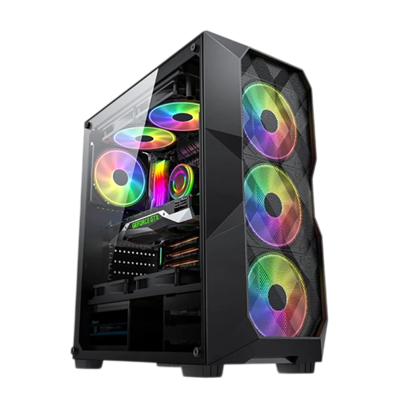 Компьютерный корпус ALSEYE TG Black (Big Jony -B)