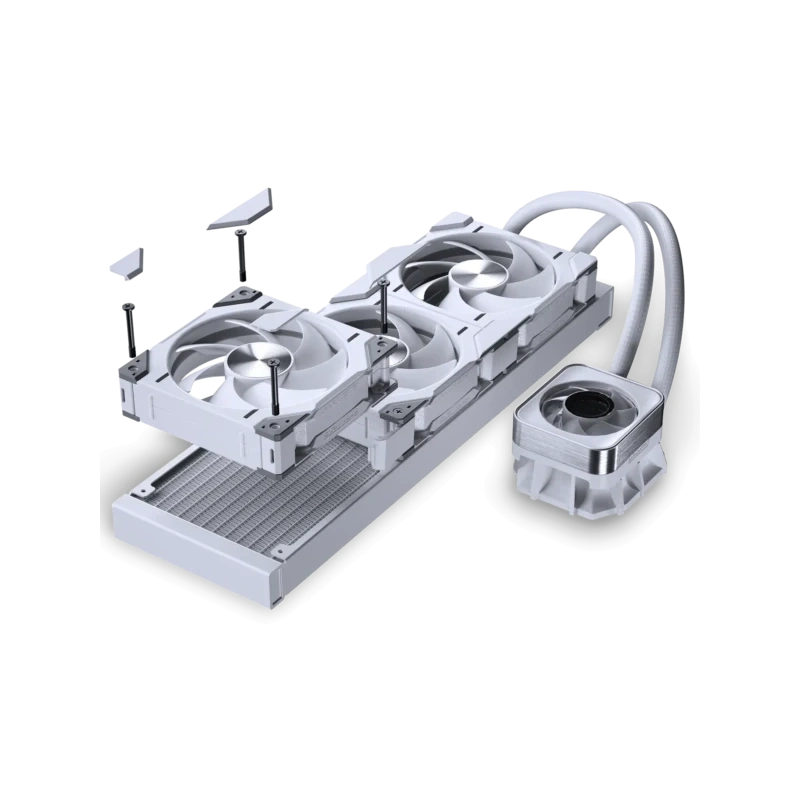Система жидкостного охлаждения для процессора PHANTEKS Glacier One 360D30 X2 ARGB White (PH-GO360D30_DWT02)