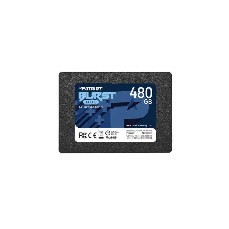 Твердотельный накопитель Patriot 480 Gb BURST E (PBE480GS25SSDR) BOX