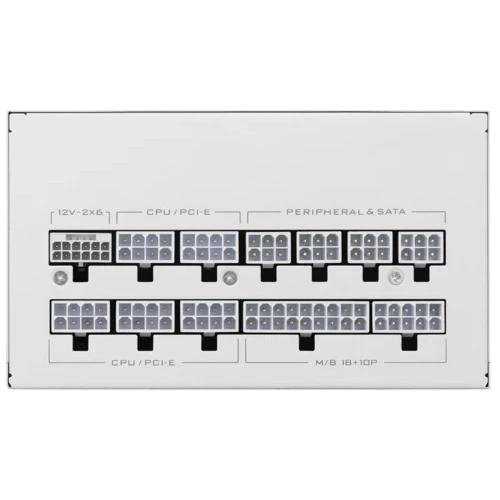 Блок питания Lian Li 1000W SX1000P White (G9P.SX1000P.W000.RU) 16 Pin (PCIe 5.1 Connector Cable Details) документация, кабельные стяжки, комплект кабелей, комплект крепежа