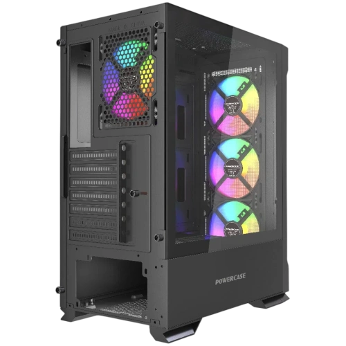 Компьютерный корпус Powercase Mistral AZ4B ARGB TG Black (CMAZB-A4)