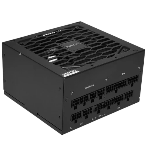 Блок питания Chieftec 750W Atmos Black (CPX-750FC) 16 Pin (PCIe 5.0 Connector Cable Details) документация, кабельные стяжки, комплект кабелей