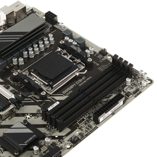 Материнская плата Gigabyte B850M D3HP документация, задняя планка