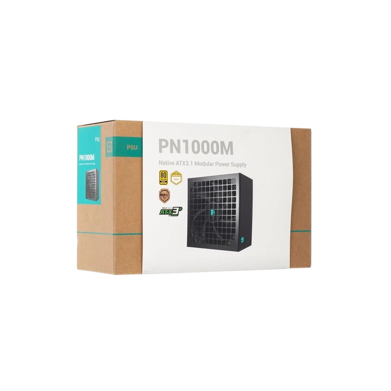 Блок питания Deepcool 1000W GAMERSTORM PN1000M 16 Pin (PCIe 5.0 Connector Cable Details) документация, комплект кабелей, комплект крепежа