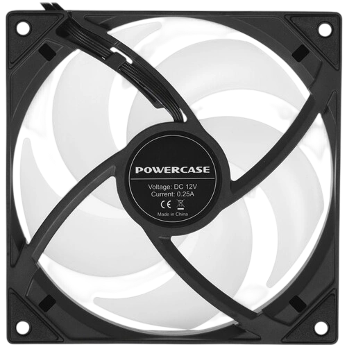 Вентилятор для корпуса Powercase (M53-14 ARGB) Black комплект крепежа