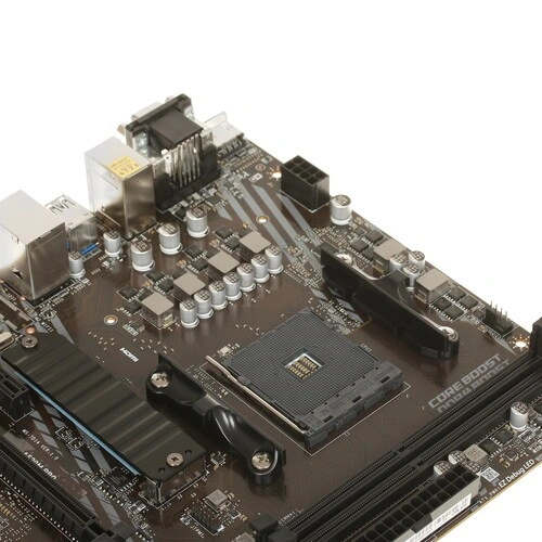 Материнская плата MSI A520M PRO x кабель SATA, диск с ПО, документация, задняя планка