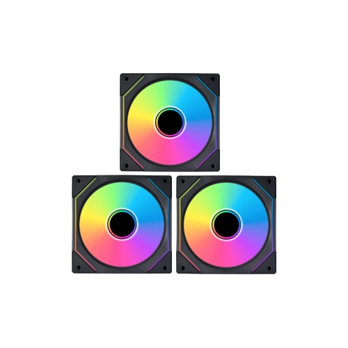 Комплект вентиляторов для корпуса Lian Li UNI FAN SL-INF WIRELESS 120 Reverse Blade 12RSLIN1W3B ARGB Black (G99.12RSLIN1W3B.R0)
