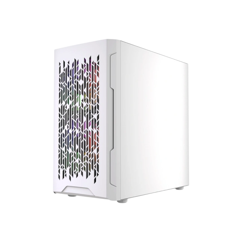Компьютерный корпус Powercase Mistral Micro D3W TG ARGB V2 White (CMMDW-A3-V2)