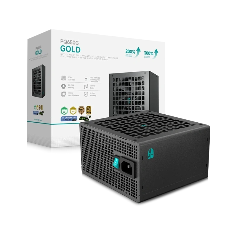 Блок питания Deepcool 650W GAMERSTORM PQ650G 16 Pin (PCIe 5.0 Connector Cable Details)