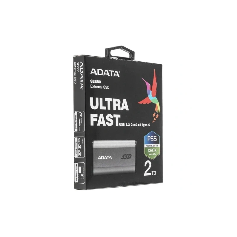 Внешний SSD ADATA XPG 2000 Gb SE880 Elite Titanium Grey External (AELI-SE880-2TCGY)