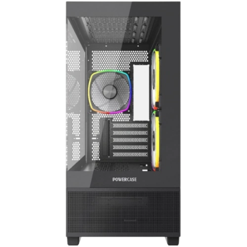 Компьютерный корпус Powercase Vision Micro M3B TG ARGB Black (CVMMB-A3)