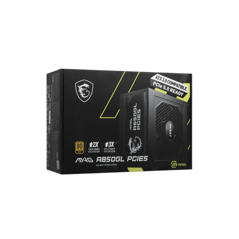 Блок питания MSI 850W MAG A850GL (306-7ZP8A11-CE0) 16 Pin (PCIe 5.0 Connector Cable Details)