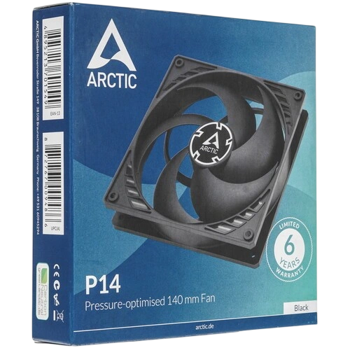 Вентилятор для корпуса Arctic Cooling ARCTIC P14 Black/Black ACFAN00123A