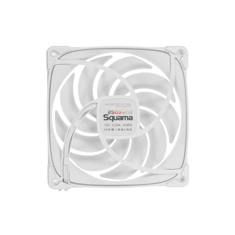 Комплект вентиляторов для корпуса Geometric Future Squama 2503W-14 ARGB White (1F2503W314000)