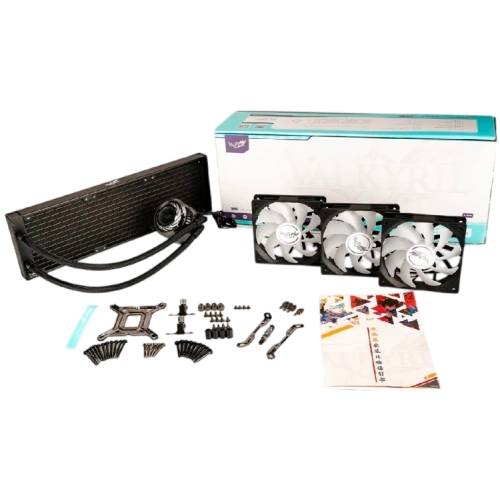 Система жидкостного охлаждения для процессора Valkyrie Jarn 360 ARGB Black (HW C360)