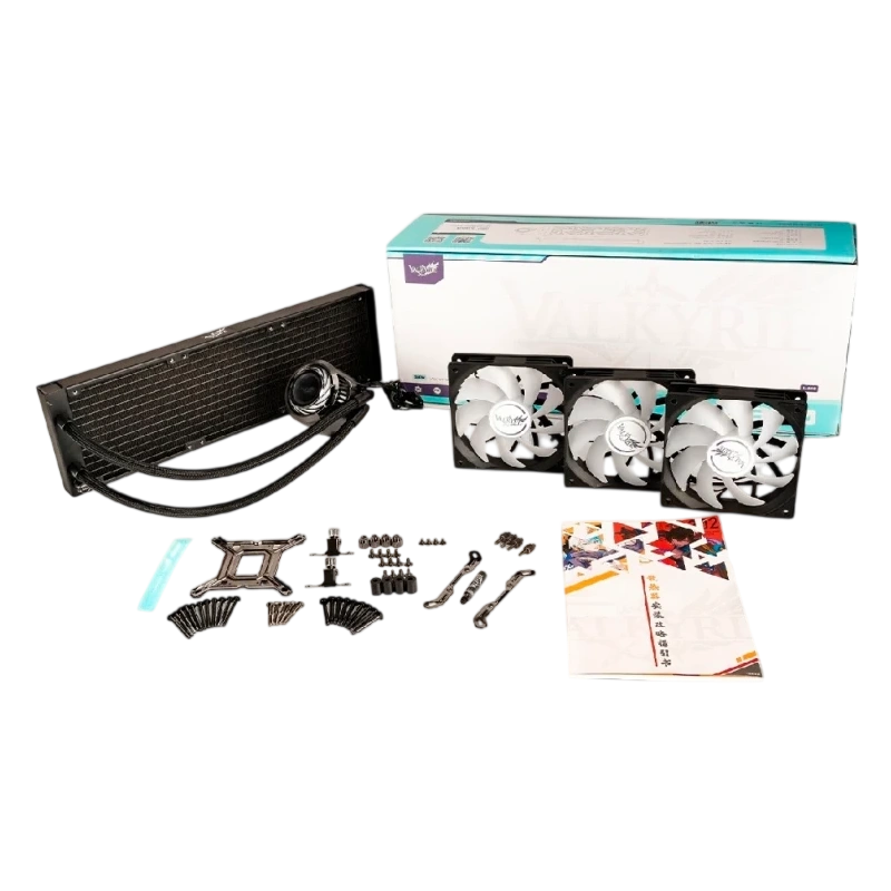 Система жидкостного охлаждения для процессора Valkyrie Jarn 360 ARGB Black (HW C360)