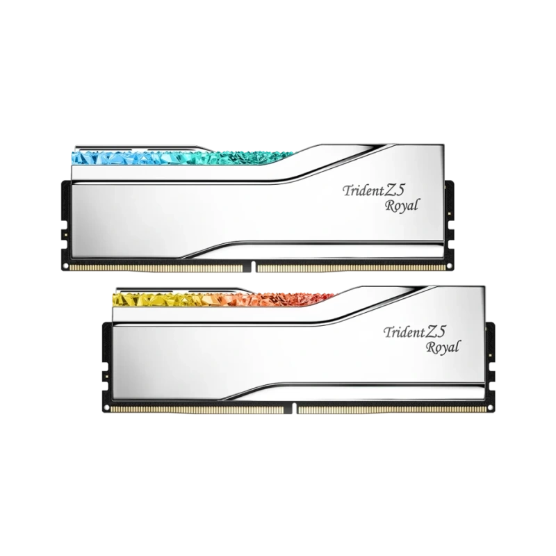 Оперативная память 32 Gb 6400 MHz G.Skill TRIDENT Z5 ROYAL RGB White (F5-6400J3039G16GX2-TR5S)