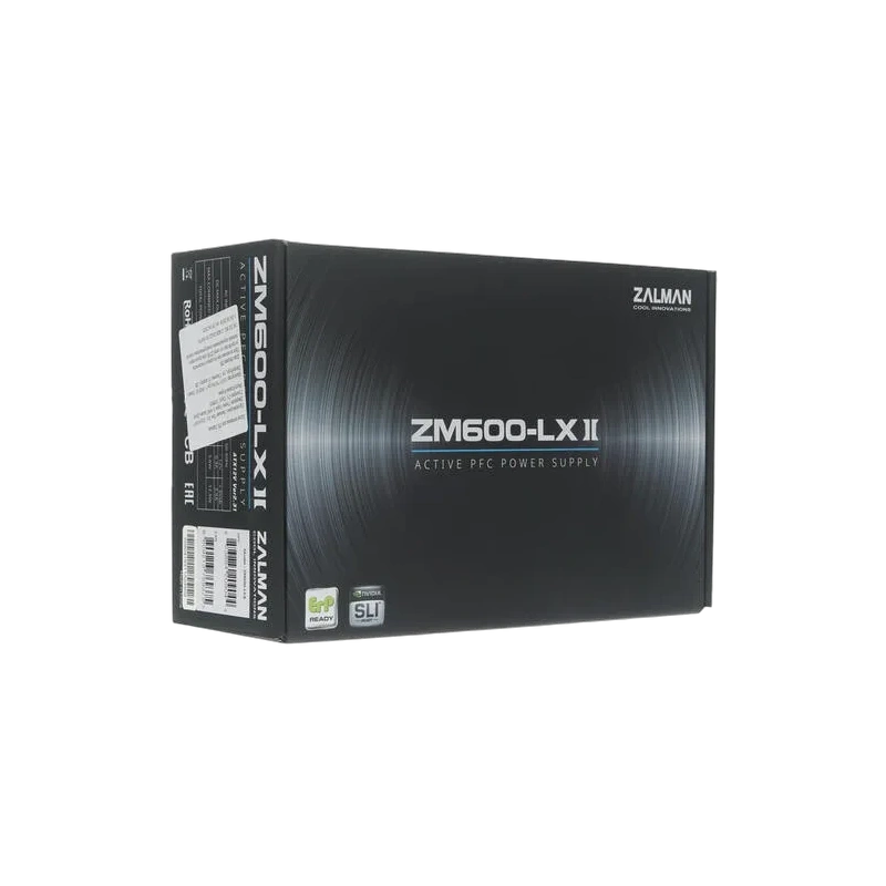 Блок питания Zalman 600W (ZM600-LXII) документация, кабельные стяжки, комплект крепежа
