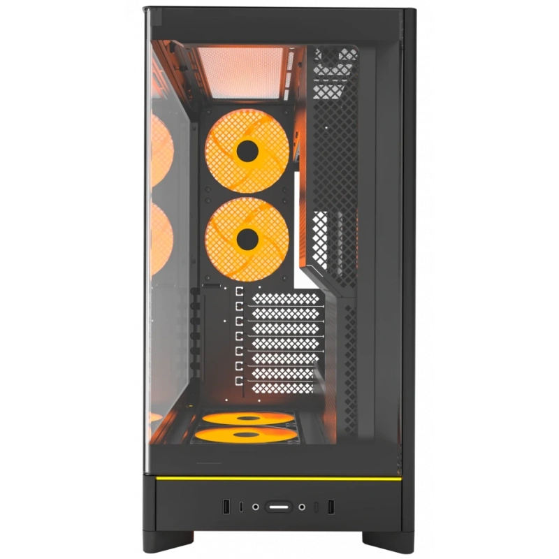 Компьютерный корпус Montech HS02 PRO Black документация, набор крепежа