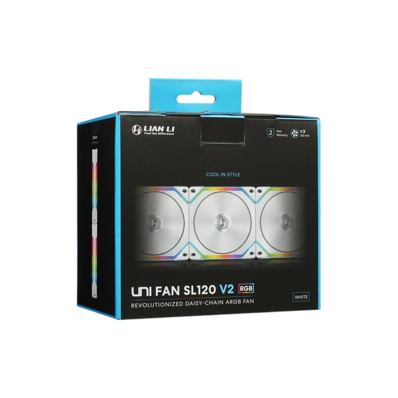 Комплект вентиляторов для корпуса Lian Li UNI FAN SL120 V2 ARGB White (G99.12SLV23W.R0)