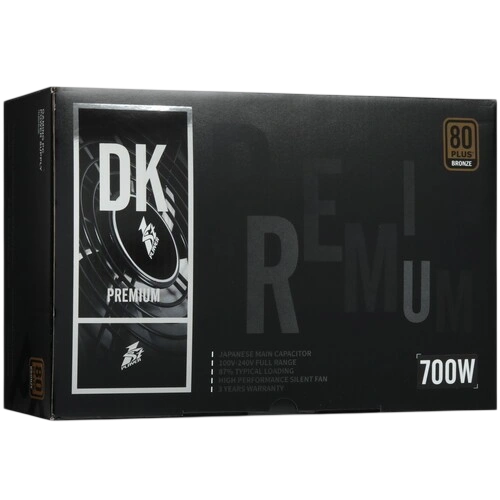 Блок питания 1STPLAYER 700W DK PREMIUM Black (PS-700AX)
