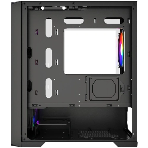 Компьютерный корпус Powercase ByteFlow Micro LE ARGB Black (CAMBFB-A4-LE)