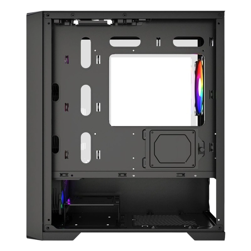 Компьютерный корпус Powercase ByteFlow Micro LE ARGB Black (CAMBFB-A4-LE)