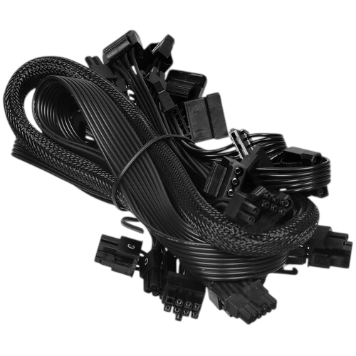 Блок питания Thermaltake 850W Smart BM3 0550 (PS-SPD-0850MNFABE-3) 16 Pin (PCIe 5.0 Connector Cable Details) документация, кабельные стяжки, комплект крепежа