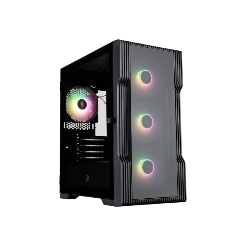 Компьютерный корпус 1STPLAYER TRILOBITE T3-G ARGB Black (T3-G-BK-4F7)