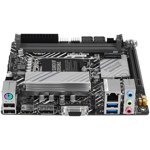 Материнская плата ASUS PRIME H610I-PLUS-CSM (90MB1GB0-M0EAYC) 2 x кабель SATA, документация, задняя планка, скоба для вертикальной фиксации M.2 накопителя