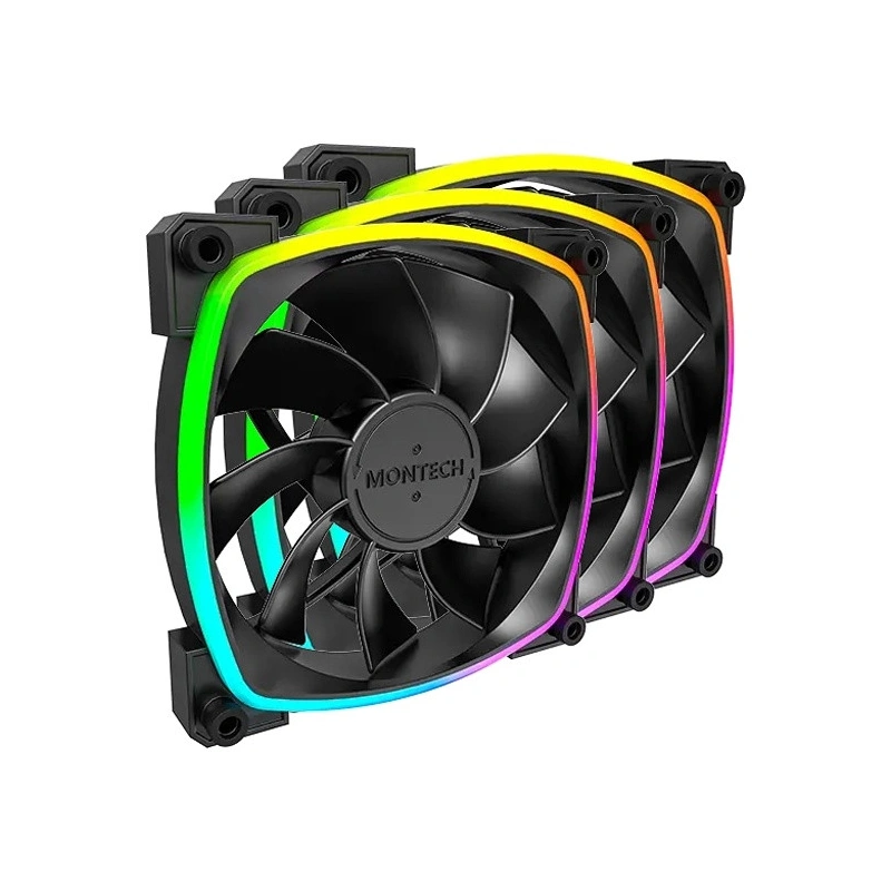 Комплект вентиляторов для корпуса Montech RX120 ARGB Reverse Black (RX120B3P)