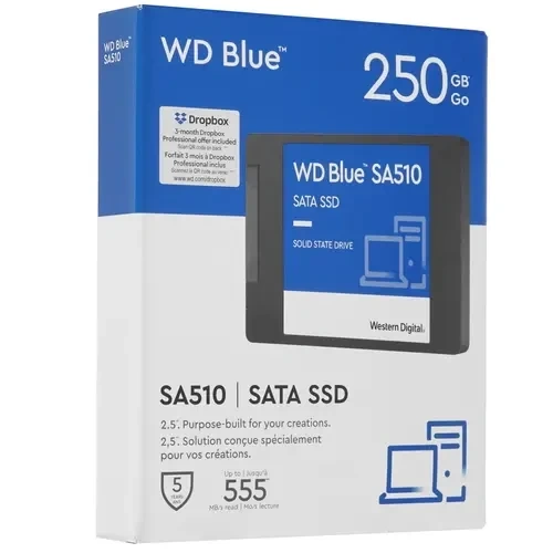 Твердотельный накопитель Western Digital 250 Gb Blue (WDS250G3B0A) BOX