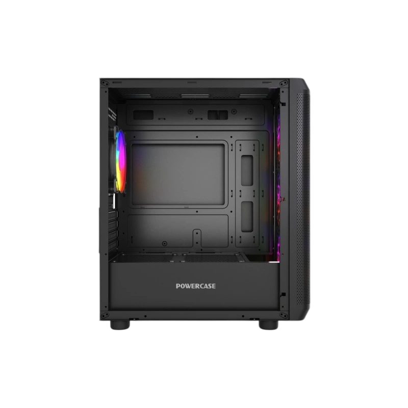 Компьютерный корпус Powercase Mistral Micro EM22 TG FRGB Black (CMMEM22B-L4)