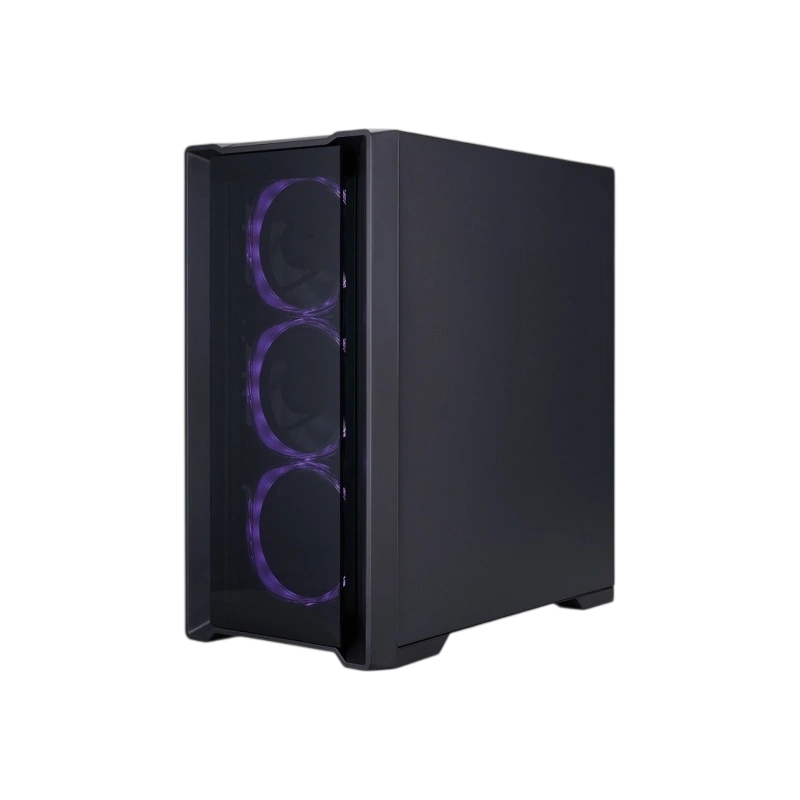 Компьютерный корпус 1STPLAYER TRILOBITE T4-G GLASS ARGB Black (T4-G-BK-4FS7)