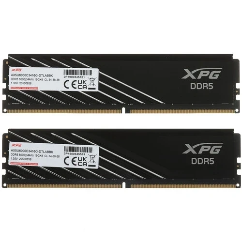 Оперативная память 32 Gb 6000 MHz ADATA XPG LANCER Blade Black (AX5U6000C3416G-DTLABBK)