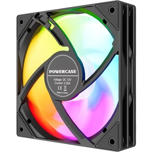 Вентилятор для корпуса Powercase (M53-12 ARGB) Black