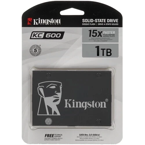 Твердотельный накопитель Kingston 1024 Gb KC600 (SKC600/1024G)